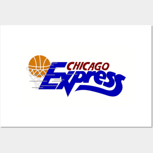 DEFUNCT - Chicago Express Basketball Posters and Art